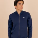 L_Essentiel_Cardigan_Zippé_Coton_bio_Navy_Miae