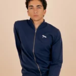 L_Essentiel_Cardigan_Zippé_Coton_bio_Navy_Miae