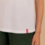 L'_épuré-Tee-Shirt_Femme_Col_Rond_Blanc_Miae