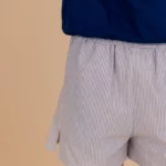 Le_Charmeur_ Short_Rayure_Bleues_Rose