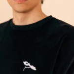 Sweat en PilouPilou, Noir . Le petit nouveau 25.