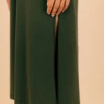 La robe brise d'été kaki, en coton et modal , 100% naturelle