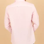 La Légère — Chemise rose Homme en Lin & Coton Bio