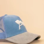 Casquette Famille modèle du Papa , Bleue et son arbre blanc.