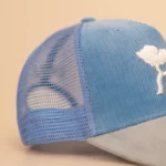 Casquette Famille modèle du Papa , Bleue et son arbre blanc.