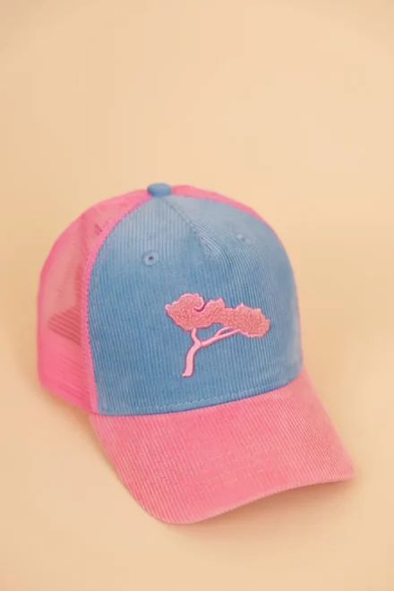 Casquette Famille, modèle de la maman , Bleue et Rose