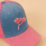 Casquette Famille, modèle de la maman , Bleue et Rose
