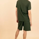 L'authentique, T-Shirt Homme, Kaki, en coton Bio.