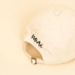 Casquette Lin et son Pin en métal Noir