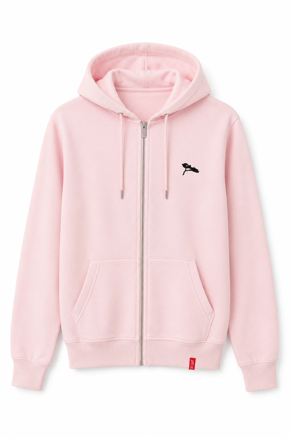 Sweat Zippé, Le Ki, rose.