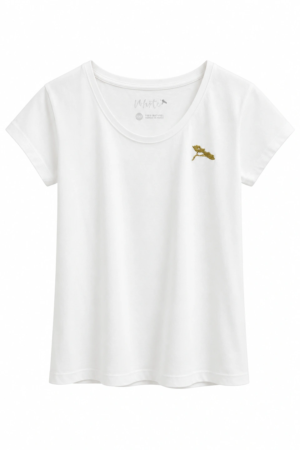 L'Épuré, T-shirt Femme Blanc
